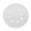 80 Grit 5" Diameter 8-Hole PSA Sanding Paper - 25/Pack (Ceramic Aluminum Oxide)