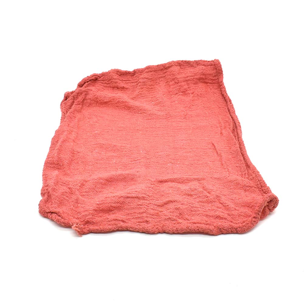 Red Shop Towel 12" x 14" - 100% cotton 3pc/pk