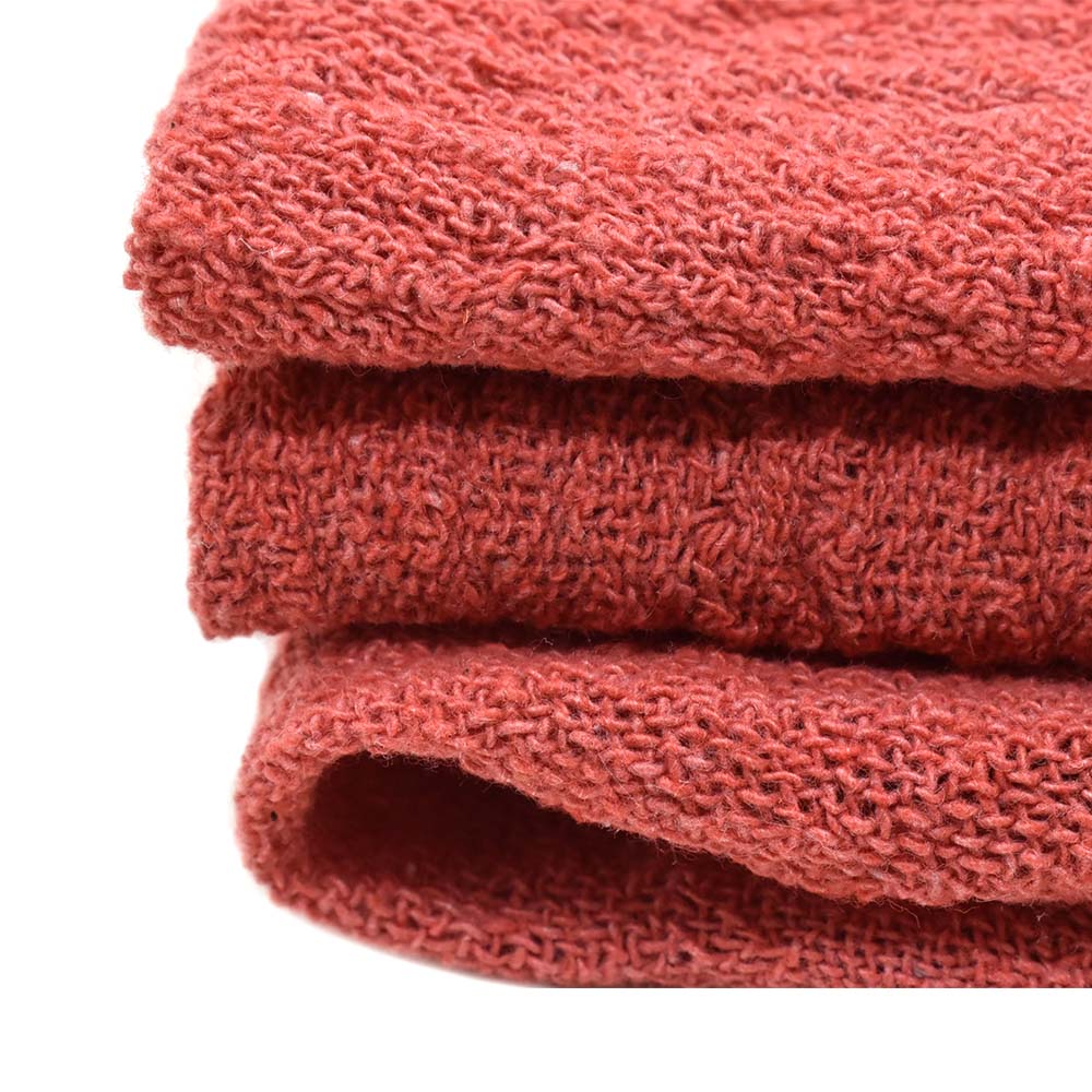 Red Shop Towel 12" x 14" - 100% cotton 3pc/pk