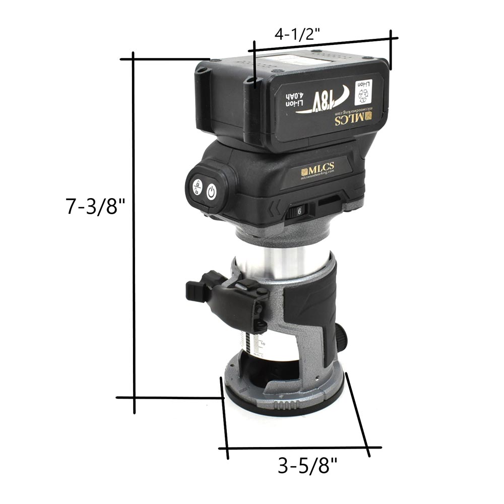 Rocky CL Cordless Trim Router Kit X