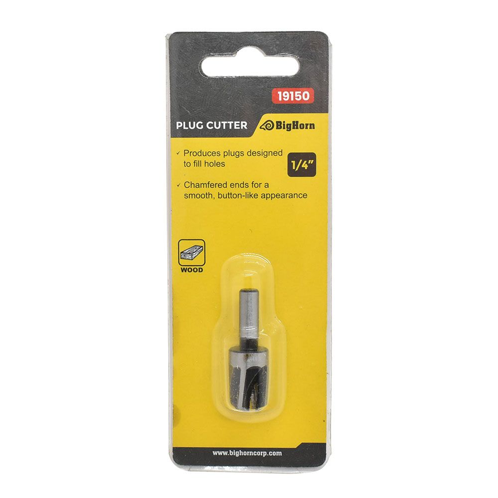1/4" Plug Cutter - 1/4" Shank