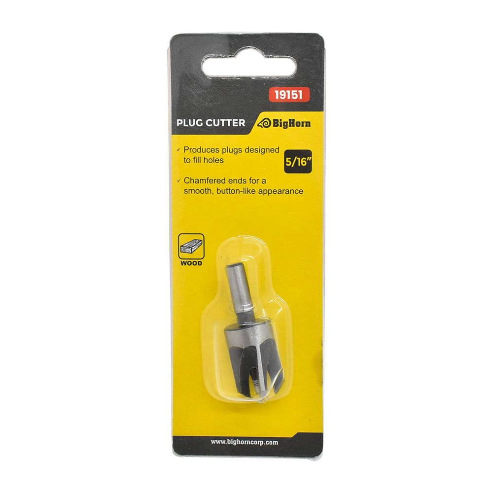 5/16" Plug Cutter -  1/4" Shank