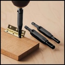 #3, #5, #9  VIX-BIT - 5/64" , 7/64" , 9/64" Self-Centering  Hinge Bit with 1/4" Hex Shank Includes Extra Drill Bits & Hex Key (QS-H-09)
