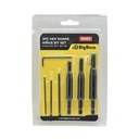 #3, #5, #9  VIX-BIT - 5/64" , 7/64" , 9/64" Self-Centering  Hinge Bit with 1/4" Hex Shank Includes Extra Drill Bits & Hex Key (QS-H-09)
