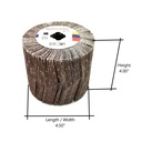 Aluminum Oxide  Nylon Flap Grinding Wheel - 180 Grit