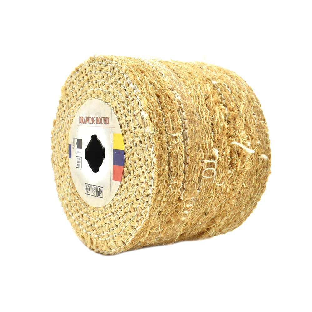 Hemp Burnishing Wheel for Mirror Polishing Stainless Steel