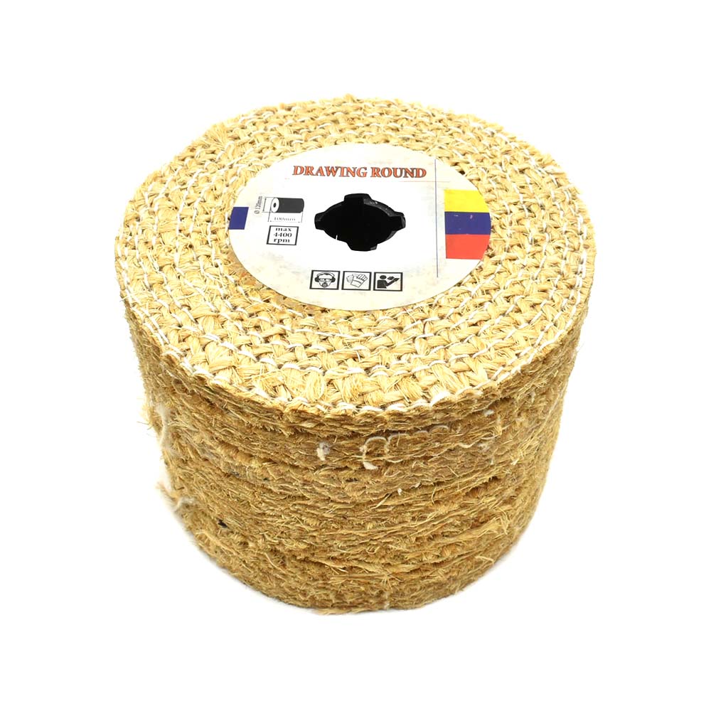 Hemp Burnishing Wheel for Mirror Polishing Stainless Steel