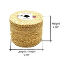 Hemp Burnishing Wheel for Mirror Polishing Stainless Steel
