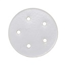150 Grit 5" Diameter 5-Hole PSA Sanding Paper - 25/Pack (Ceramic Aluminum Oxide)
