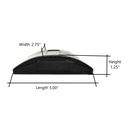 2.75" x 5" Rectangle Sanding Block