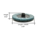 2" Surface Conditioning Sanding Disc (Blue / Fine)