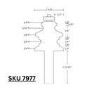 Molding Plane Profile Bit C