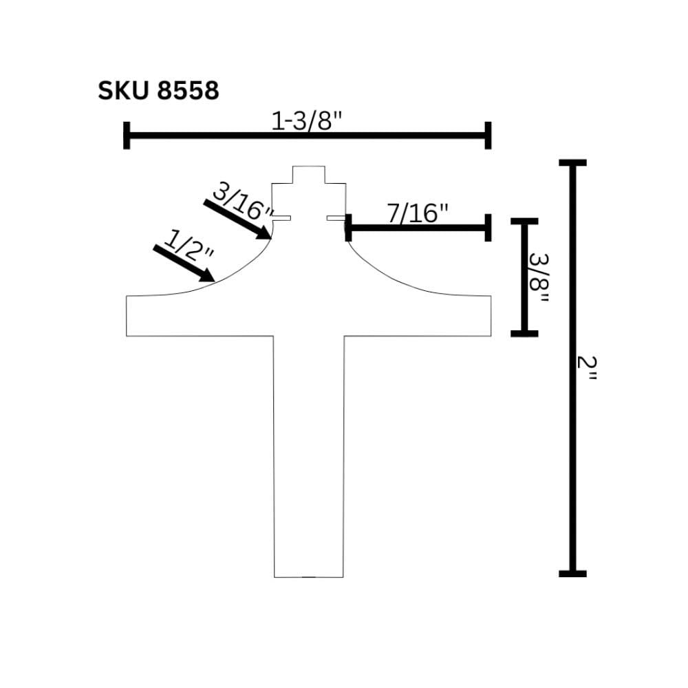 Thumbnail Bit, 1/2" Shank