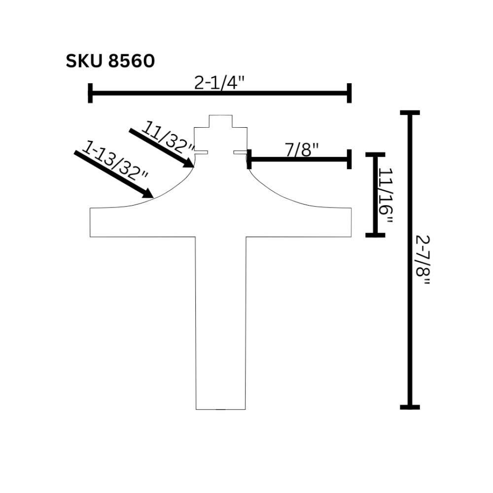 Thumbnail Bit, 1/2" Shank