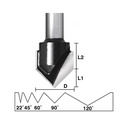 3/8" V Groove Bit, 1/4" Shank