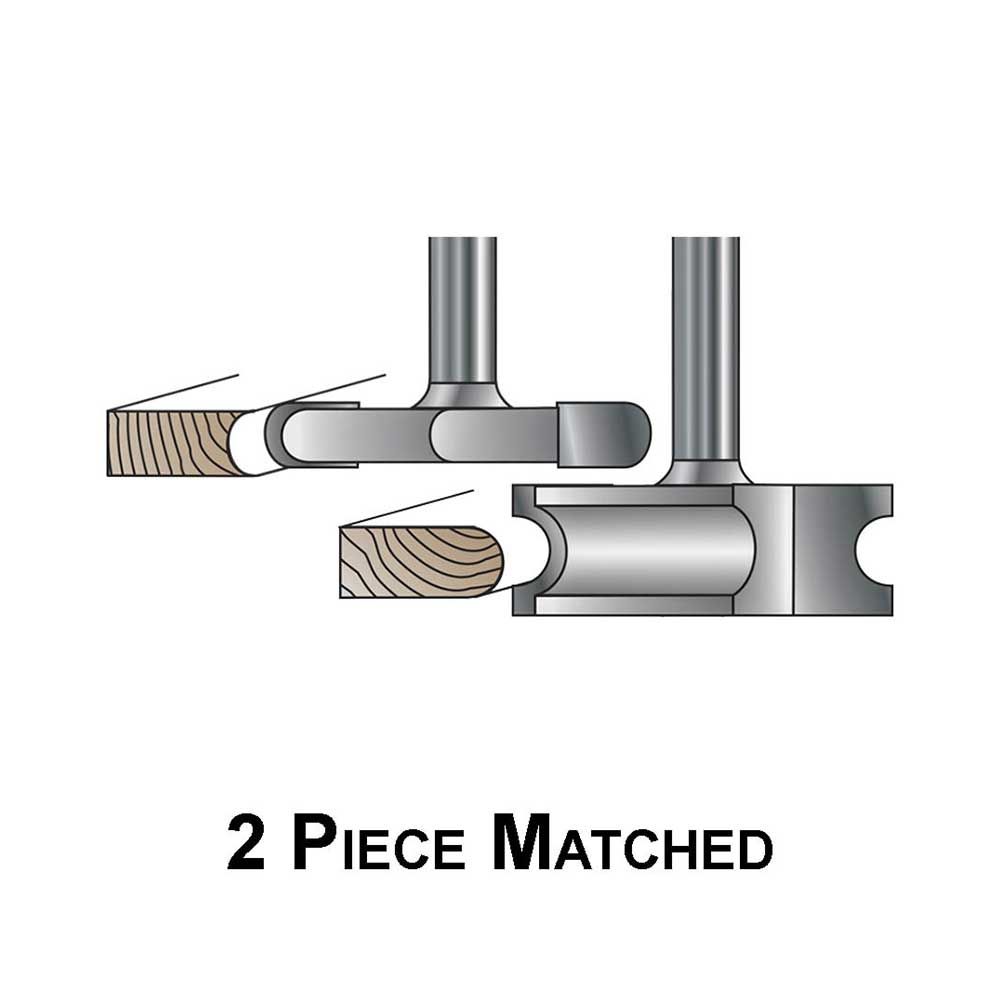 2 pc Flute & Bead Cutters