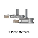 2 pc Flute & Bead Cutters