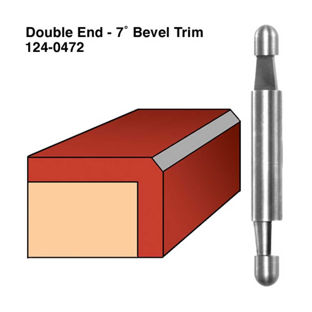 Bevel/Bevel Trim SC X 1/4" Shank