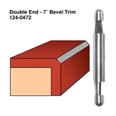 Bevel/Bevel Trim SC X 1/4" Shank