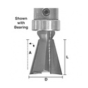Dovetail 1/4 X 7-1/2 Degree X 1/4" Shk