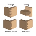Dovetail 5/16 X 8 Degree X 1/4" Shk