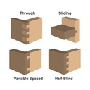 Dovetail 3/8 X 14 Degree 1/4"Shk