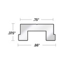 32" Miter T-Bar