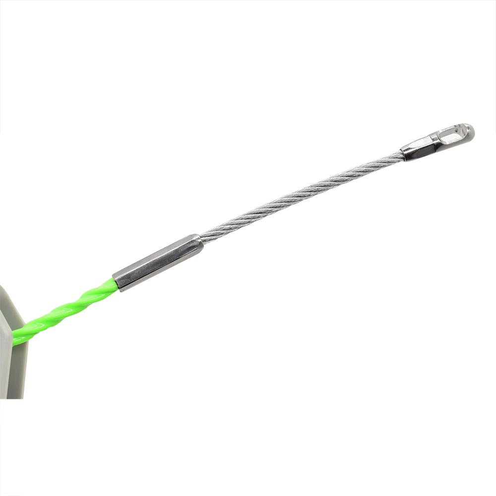 5/32" x 98ft Power Feed Fish Tape Spinner with Handle