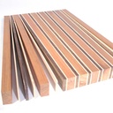 Hardwood Cutting Board Kit Angelique Maple Wenge -  Large