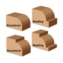 1/2" Radius Roundover / Beading Bit