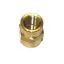 1/8" FPT x 1/8" FPT Brass Female Coupling - Single Display Pack - W02