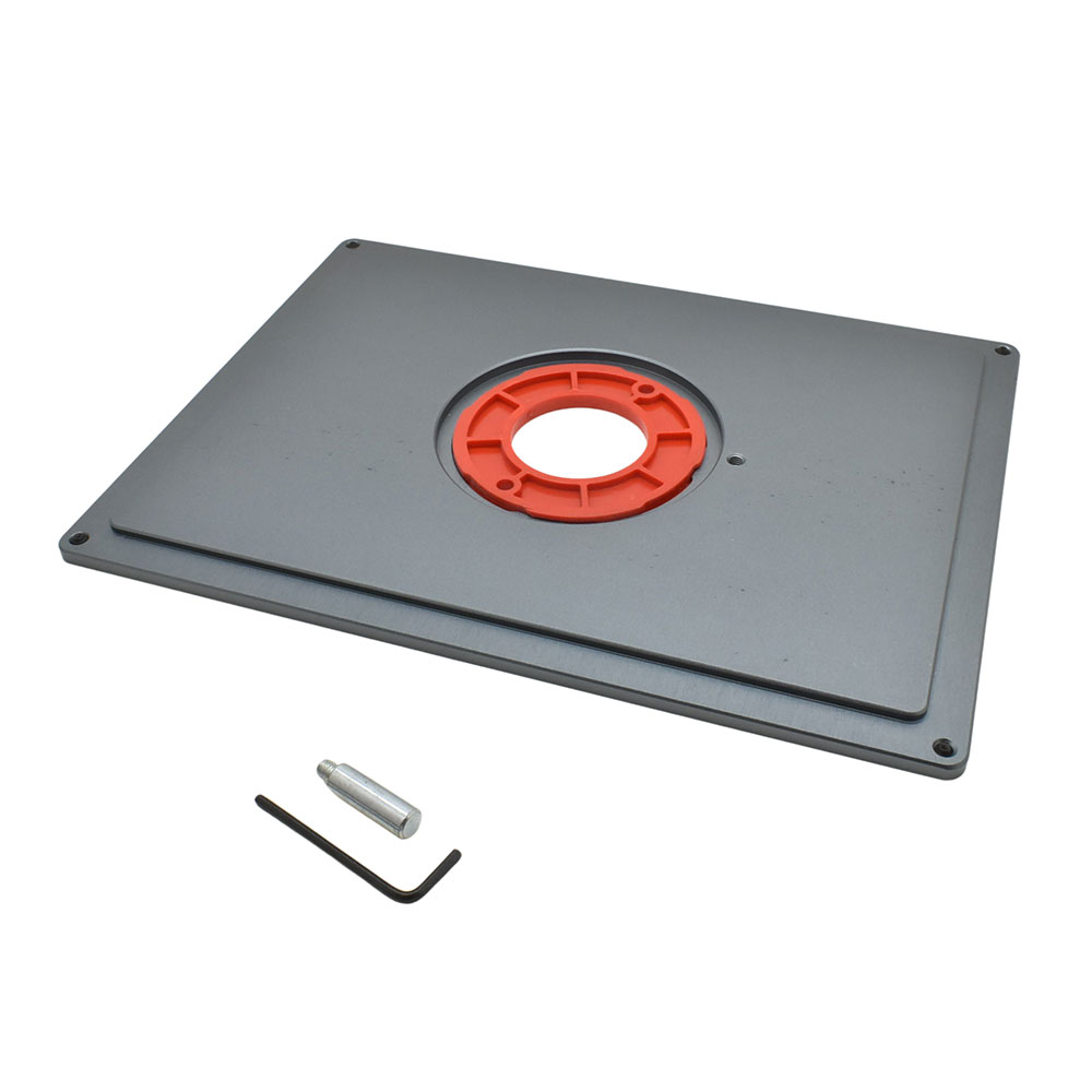 MLCS Premium Aluminum Router Table Insert for MLCS 9-1/32" x 12-3/32" Tables - Plate Only
