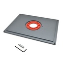 MLCS Premium Aluminum Router Table Insert for MLCS 9-1/32" x 12-3/32" Tables - Plate Only