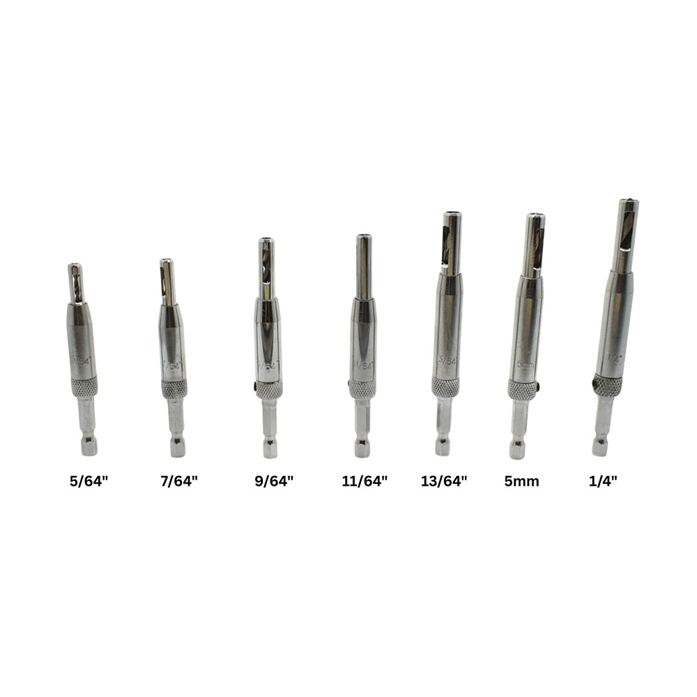7pc HSS Flash Bits Set, Wood Box