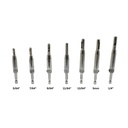 7pc HSS Flash Bits Set, Wood Box