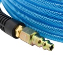 1/4" 100 ft Light Blue PU Hose Kit with 1/4" Brass "S" Coupler and Steel Plug