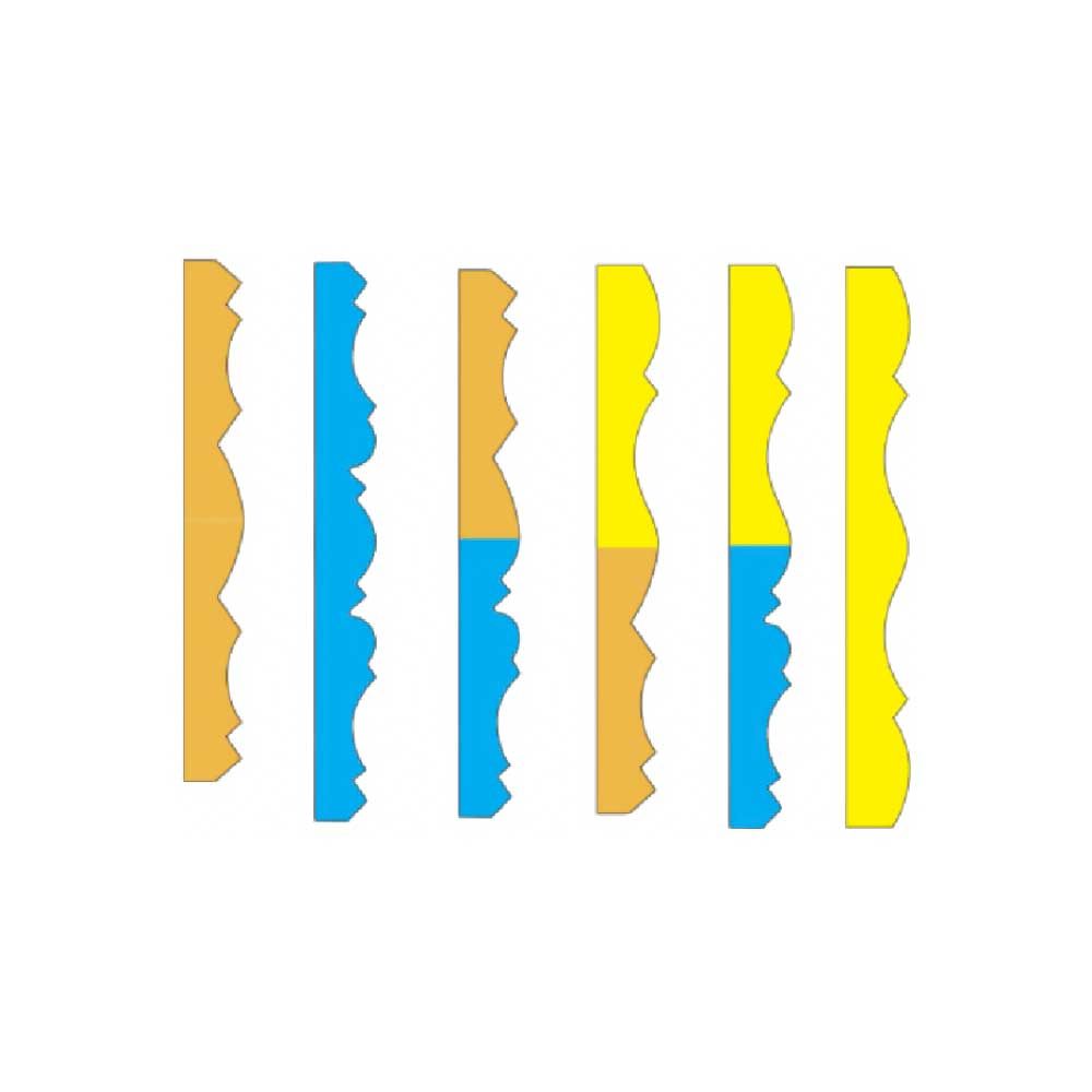 Crown Mold-Lower,3-1/16",1/2" Shk