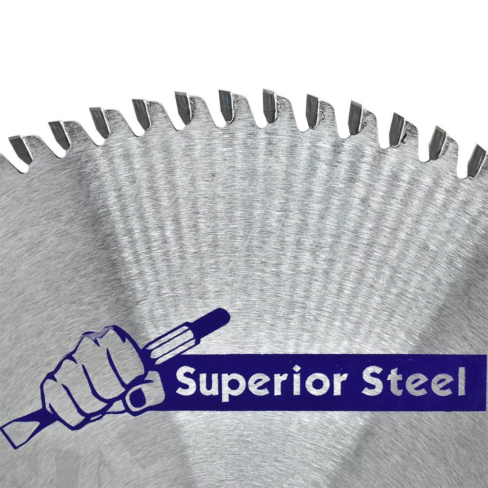10" Dia, TCT 80 Teeth, 5/8" Arbor, Kerf 0.11", Plate Thickness 0.078", Teeth Thickness 0.078" 6500RPM Non-Ferrous Metal Cutting Saw Blade