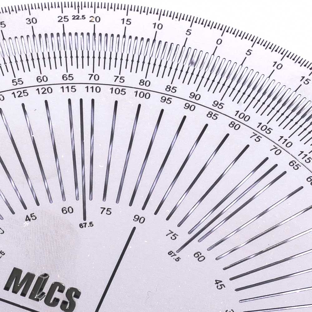 160mm(6"0 Precision Protractor w/ pencil & refill set