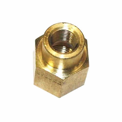 1/8" FPT x 1/4" FPT Brass Female Coupling Reducer - Six Display Pack - W02