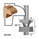 Door Edge Round W/Taper X 1/2" Shank