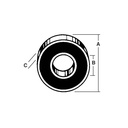 5mm ID x 19mm OD Bearing