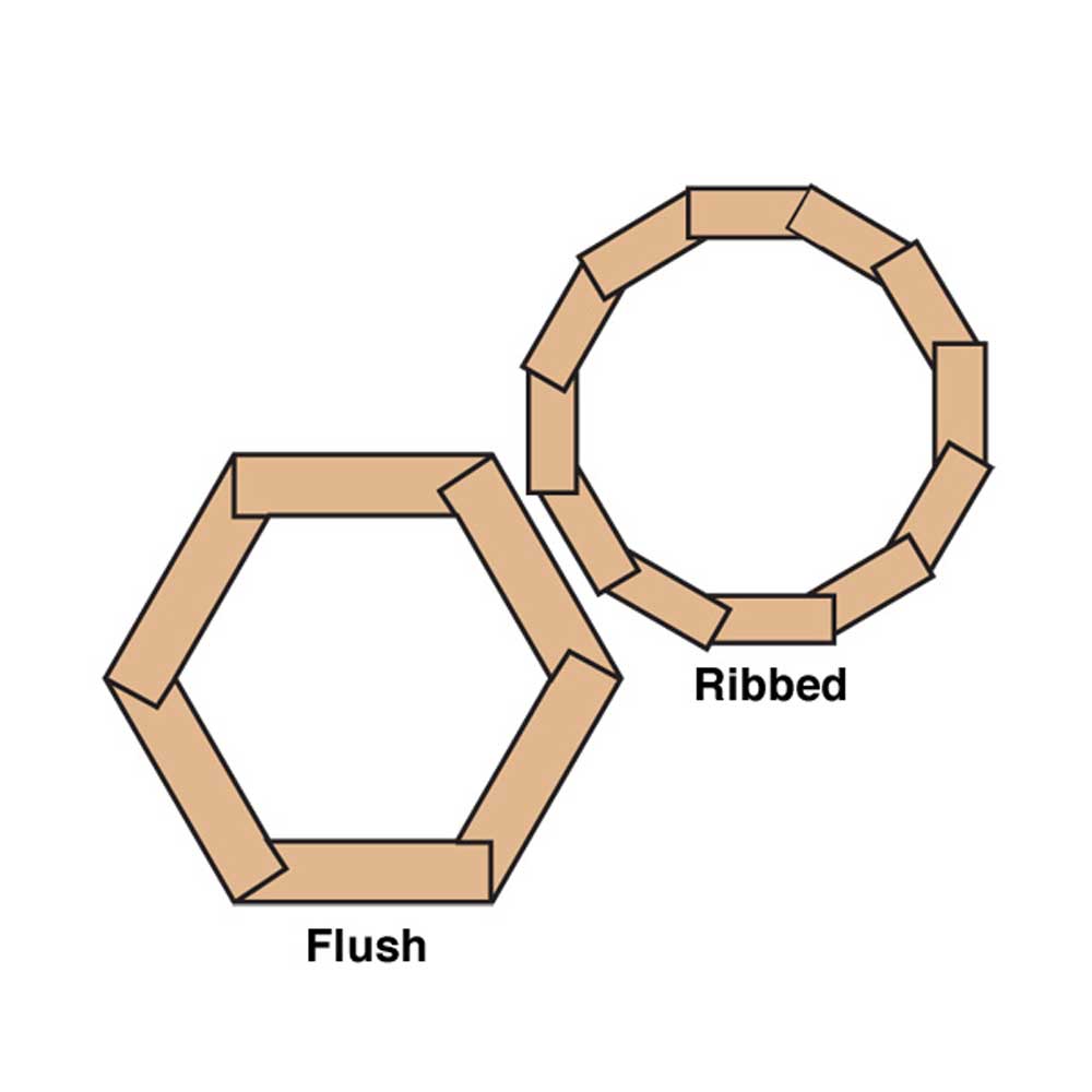 Glue Joint - 6 or 12 Side X 1/2" Shank