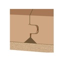 Tongue & Groove Flooring Set w/ Nail Slot