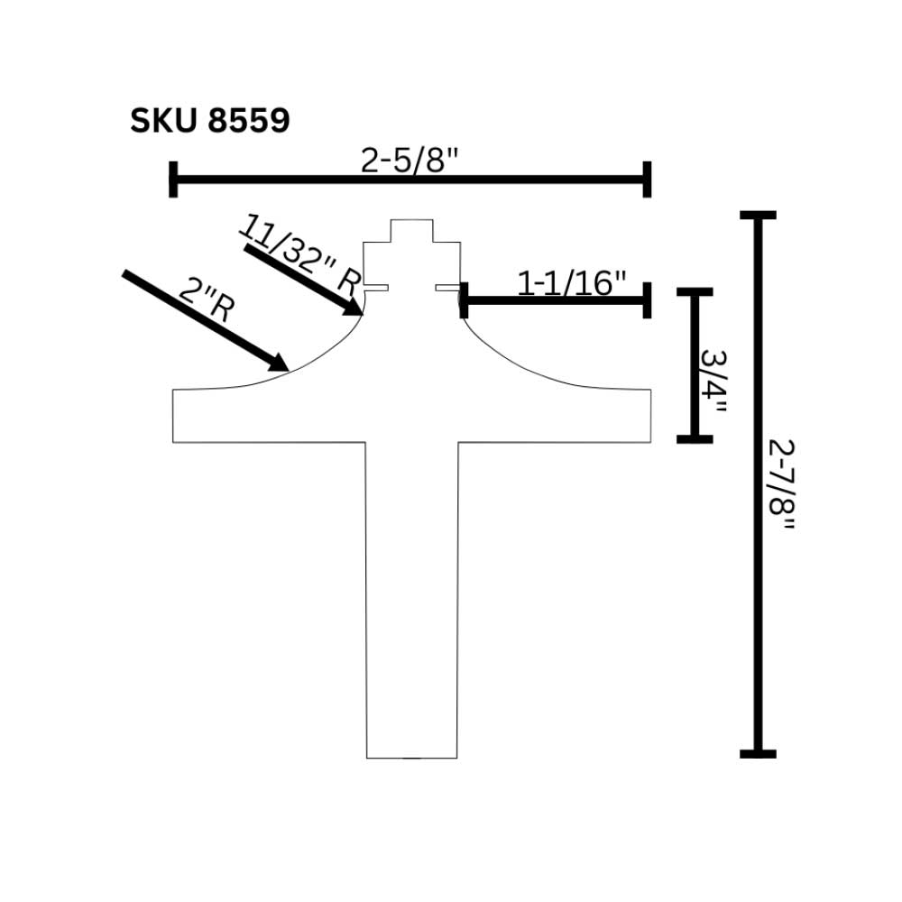 Handrail Bit Set (8554/8559)