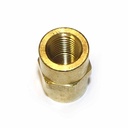 1/4" FPT x 1/4" FPT Brass Female Coupling - Single Display Pack - W02