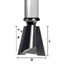 1/4" Dovetail (8 deg.) Bit