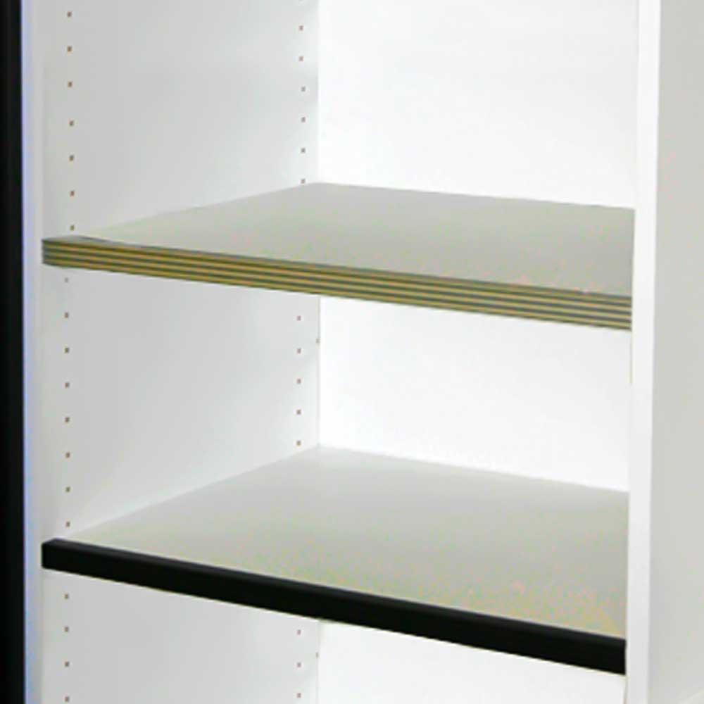 Extruded Shelf Stiffener - 48" x 3/4" - Black
