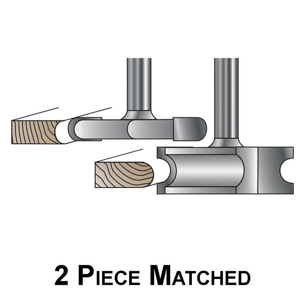 2 pc Flute & Bead Cutters