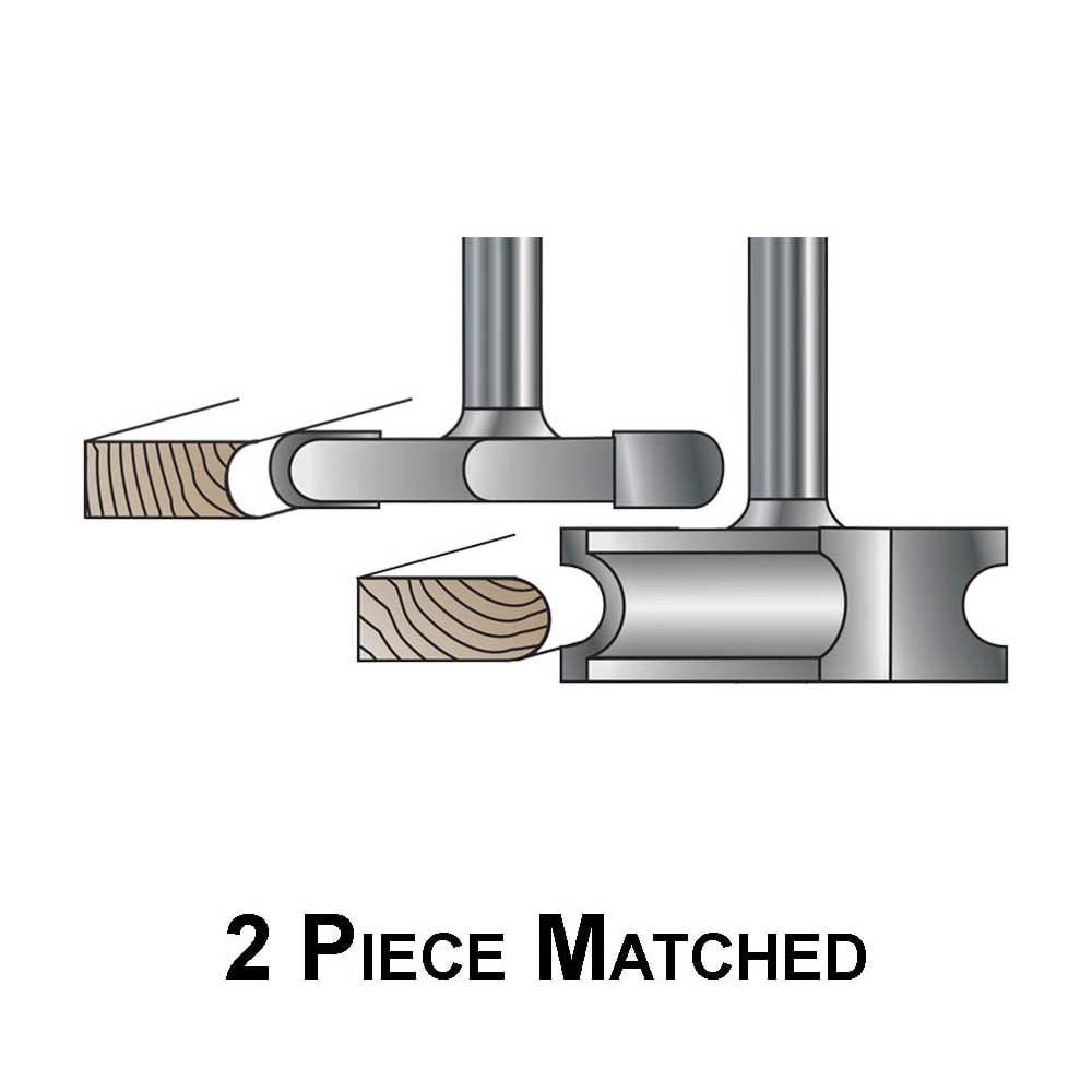 2 pc Flute & Bead Cutters